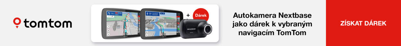 Autokamera Nextbase jako dárek k vybraným navigacím TomTom