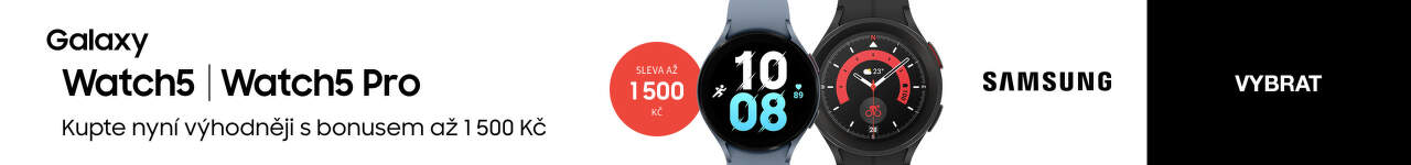 Extra sleva až 1 500 Kč na hodinky Samsung Galaxy Watch5