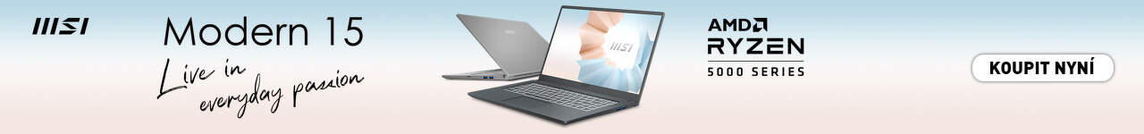 Šedý 15,6" notebook MSI Modern 15 s Windows 11 Home, 512GB úložištěm a nízkou hmotností nabízí optimální výkon pro všech