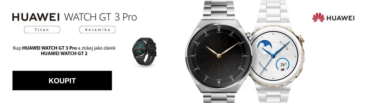Chytré hodinky Huawei Watch GT 3 Pro 46 mm + Watch GT 2