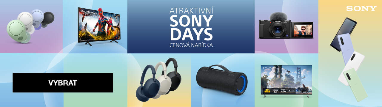 Sony Days - atraktivní cenová nabídka
