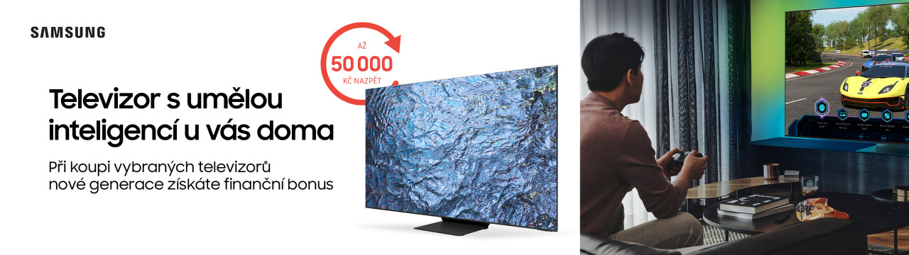 Cashback až 50 000 Kč na televize nové generace Samsung