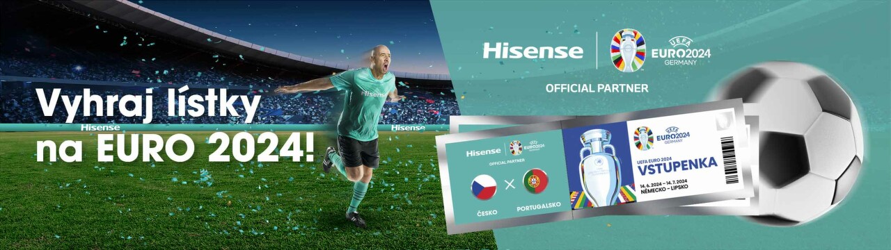 Soutěž o lístky na EURO 2024 s Hisense