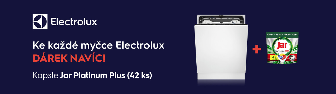 K myčce Electrolux Jar Platinum Plus jako dárek