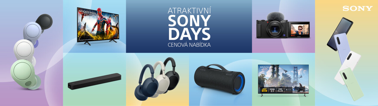 Sony Days - atraktivní cenová nabídka