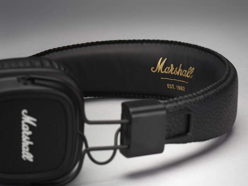 Dizajn - MARSHALL Major II Black, slúchadlá s mikrofónom