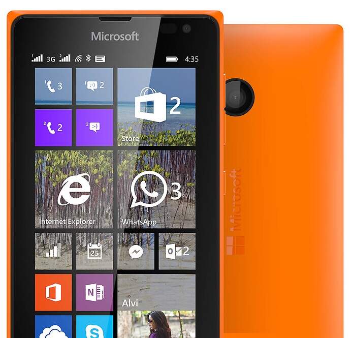 Dual Sim - MICROSOFT Lumia 435 Dual SIM, Orange