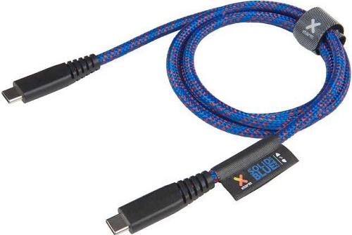 Datový kabel Xtorm Solid datový kabel USB-C/USB-C 1 m modrý
