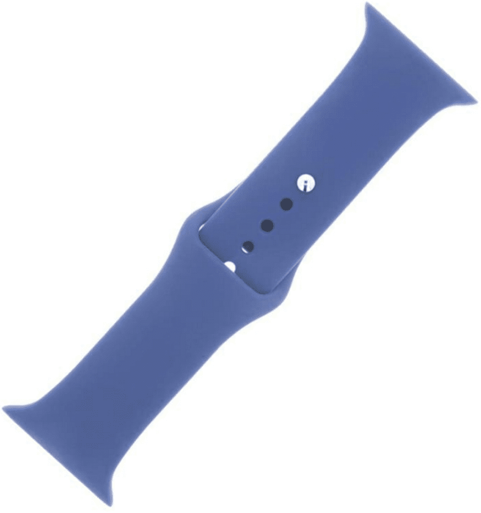 Řemínek Devia silikonový řemínek pro Apple Watch 42/44/45 mm M/L modrý