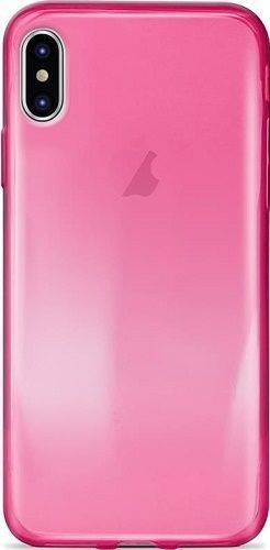 Pouzdro Puro Nude 0.3 pouzdro pro Apple iPhone X, růžové