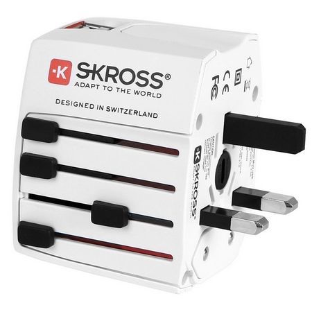 Cestovní adaptér Skross PA41 World & USB
