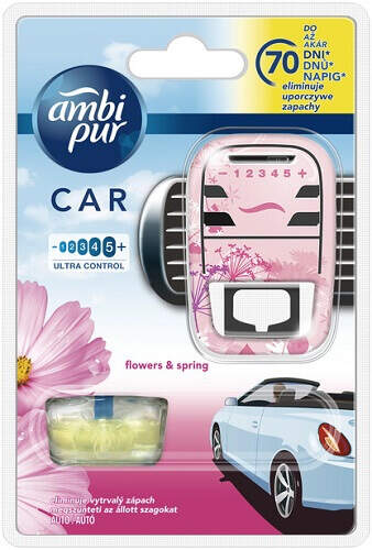 Osvěžovač do auta Ambi Pur Car Flower & Spring osvěžovač do auta