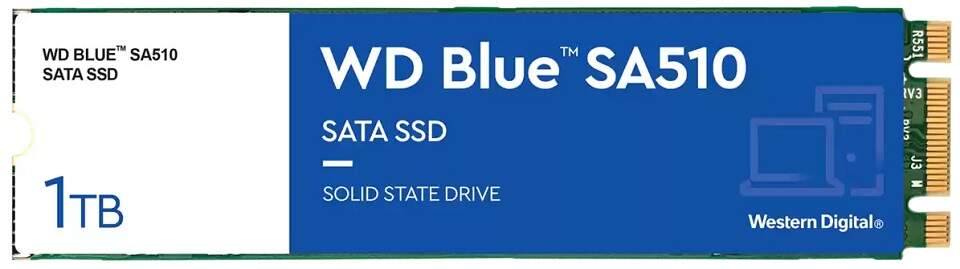 Western Digital Blue SA510 M.2 SSD 1 TB WDS100T3B0B interní SSD
