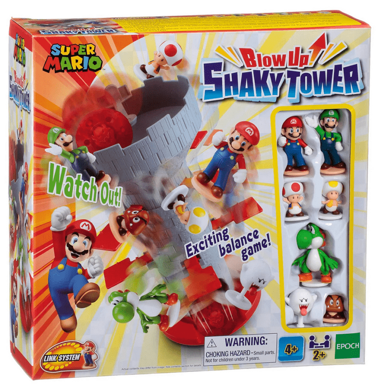 Stolní hra Super Mario Blow Up Shaky Tower stolní hra