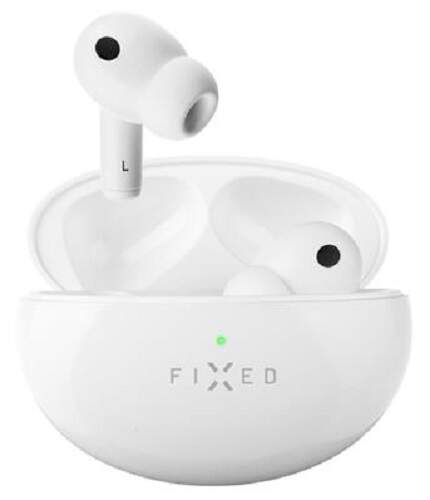 Sluchátka FIXED Pods Pro s ANC a bezdrátovým nabíjením, bezdrátová, TWS, bílá