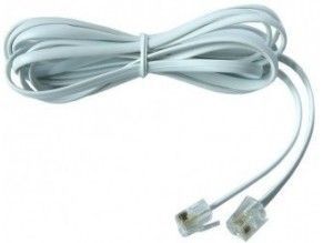 Datový kabel Smarton kabel tel. prodlužovací, 6m (bílý)