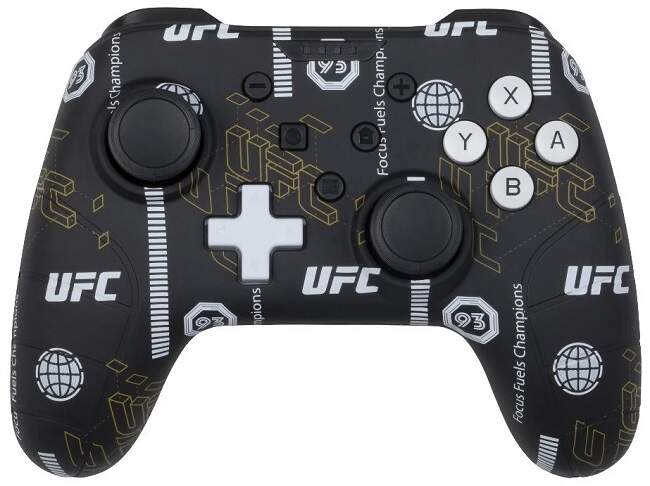 Gamepad Konix UFC drátový herní ovladač černý