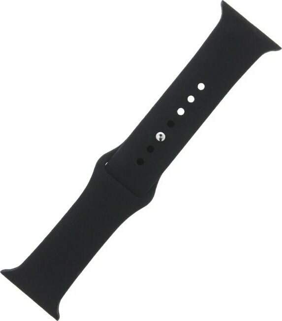 Řemínek Devia silikonový řemínek pro Apple Watch 38/40/41 mm S/M černý