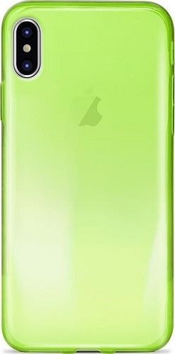 Pouzdro Puro Nude 0.3 pouzdro pro Apple iPhone X, zelené