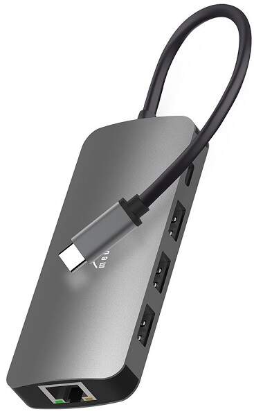 USB hub Media-tech MT5044 USB-C HUB 8 v 1