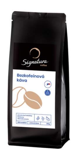 Zrnková káva Signatura Zero Elicsire bezkofeinová 250g