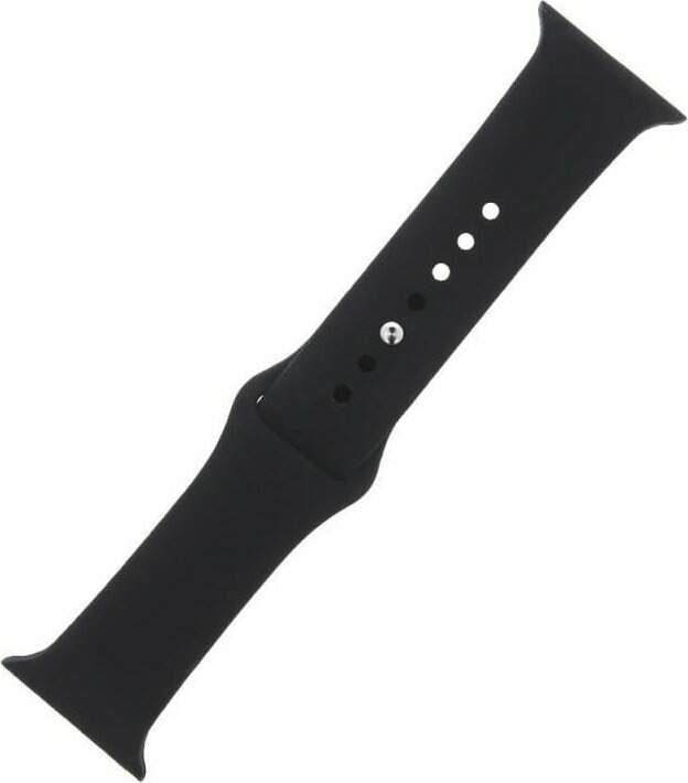 Řemínek Devia silikonový řemínek pro Apple Watch 38/40/41 mm M/L černý