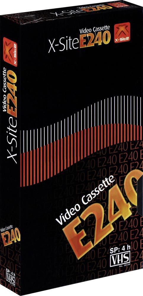 Kazeta X-Site VHS E240 videokazeta 240 minut