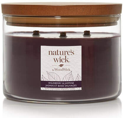Vonní svíčka Nature's Wick Wildberry & Jasmine vonná svíčka (433 g)