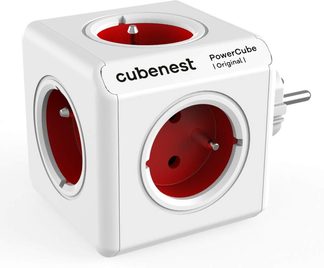 Rozbočovač Cubenest PowerCube Original červená