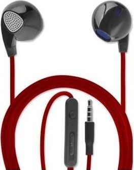 Sluchátka k mobilům 4smarts In-Ear Stereo sluchátka 3,5mm, červená