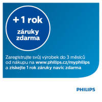 +1 rok záruky zdarma na holení Philips