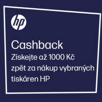 Cashback až 1 000 Kč na vybrané tiskárny HP