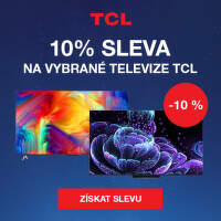 10 % sleva na vybrané televize TCL