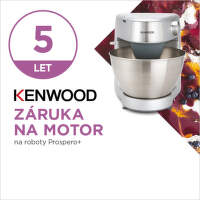 5 let záruka na motory kuchyňských robotů Kenwood