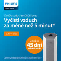 45 dní záruka vrácení peněz na čističky vzduchu Philips
