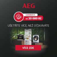 Cashback až 20 000 Kč na domácí spotřebiče AEG
