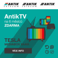 AntikTV na půl roku zdarma k Tesla Mediabox XA400