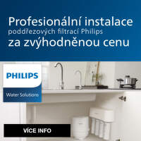 Profesionální instalace poddřezových filtrací Philips