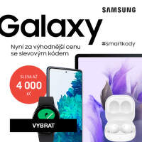 Extra slevy až 4 000 Kč na vybrané modely Samsung Galaxy