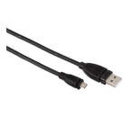 Hama micro USB 2.0 kabel 0,25m, černá