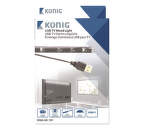 KONIG KNM-ML1W USB TV náladové osvetlenie, LED, 90 cm