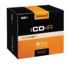 INTENSO CD-R, 1001622, 10-pack, 700, 52x, slim case