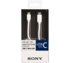 Sony CP-CB100 microUSB - USB-C kabel 1m, bílá