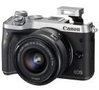 Canon EOS M6 stříbrná + EF-M 15-45mm IS STM