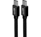Winner USB-C/USB-C kabel 1m, černá