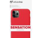 CellularLine Sensation silikonové pouzdro pro Apple iPhone 11 Pro, červená