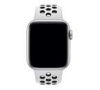 Apple Watch 40 mm Nike sportovní řemínek S/M a M/L, platinový/černý
