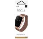 UNIQ Dante ocelový řemínek pro Apple Watch 40 mm, růžový