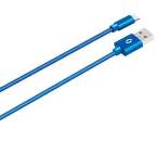 Aligator micro USB kabel 2 A 1m, modrá