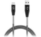Fonex USB/Lightning kabel 1 m, šedáFonex USB/Lightning kabel 1,2 m, černá